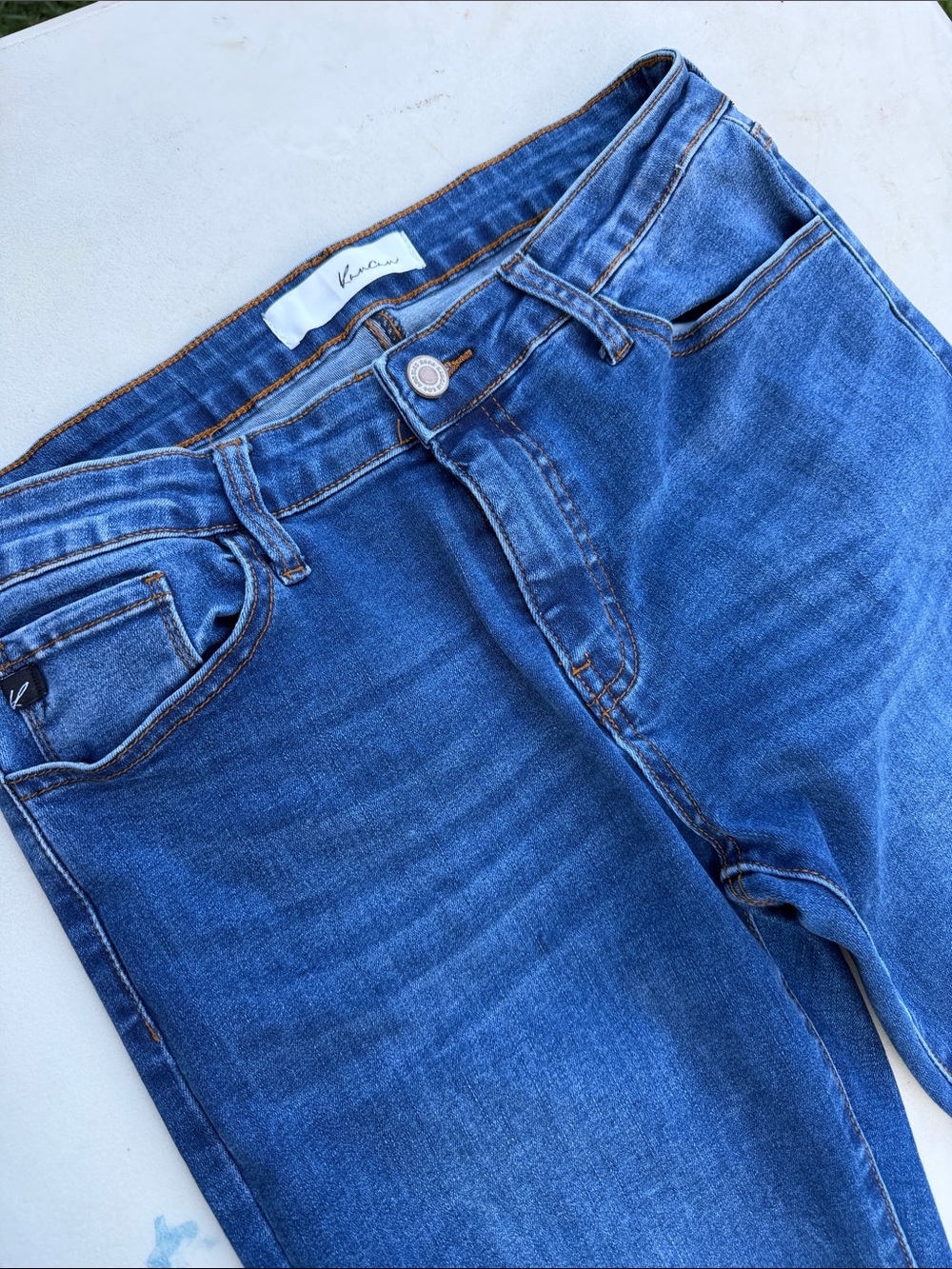 Kancan Women's Blue High-Rise Stretch Jeans - Picture 2 of 10